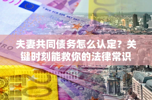 济南夫妻共同债务怎么认定？关键时刻能救你的法律常识