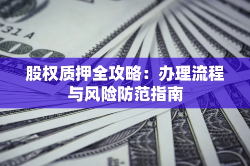 济南股权质押全攻略：办理流程与风险防范指南